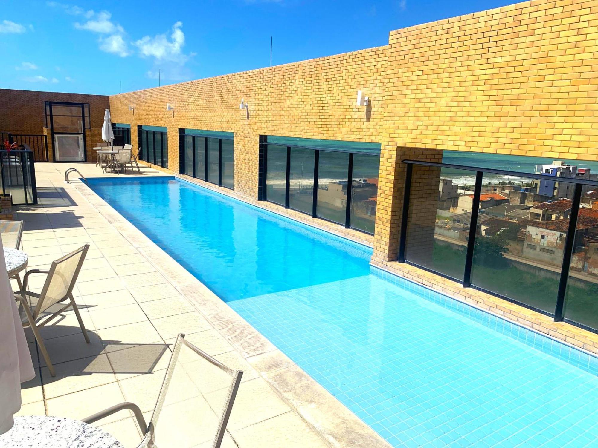 Apartamento 50M Praia- Piscina - Vista Mar - Academia - Maceió Zewnętrze zdjęcie